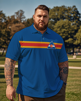 Colorado Rockies Lässiges kurzärmliges Poloshirt für Herren in Übergröße